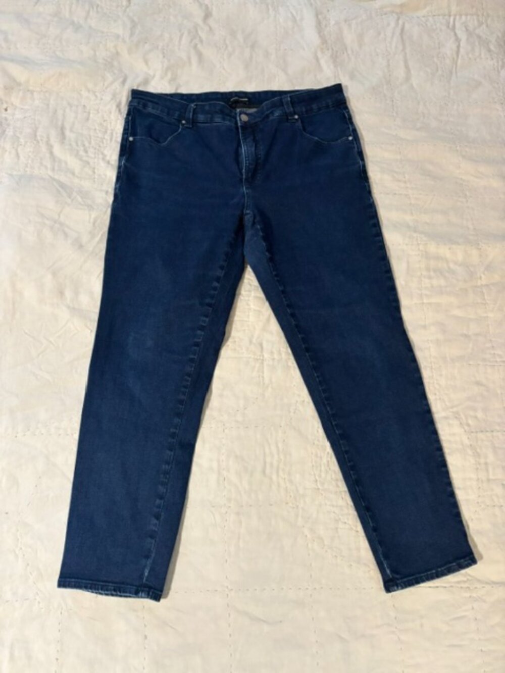Universal Standard 12 dark denim skinny jean